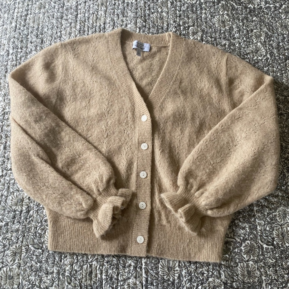 & Other Stories Alpaca Blend Cropped Sweater